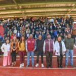 LA GOBERNADORA DELFINA GÓMEZ CUMPLE A OCOYOACAC CON LA ENTREGA DE UNA MODERNA PISTA DE ATLETISMO