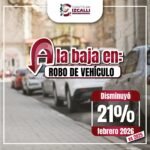  “AVANZA LA SEGURIDAD EN IZCALLI: BAJA EL ROBO DE AUTOS Y SE CONSOLIDA TENDENCIA”