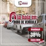CUAUTITLÁN IZCALLI LOGRA DISMINUCIÓN DE 38% EN EL ROBO DE AUTO