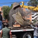 GOBIERNO DE CUAUTITLÁN IZCALLI RETIRA PUESTOS ABANDONADOS EN TEPALCAPA PARA RECUPERAR EL ESPACIO PÚBLICO