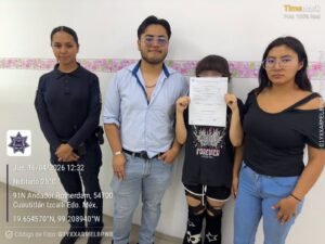 LOCALIZA GOBIERNO DE IZCALLI A MENOR DE EDAD REPORTADA COMO EXTRAVIADA EN EL MUNICIPIO DE LA PAZ