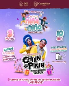 PREPARA CUAUTITLÁN GRAN FESTIVAL INFANTIL CON SHOW EN VIVO Y SORPRESAS PARA CELEBRAR A LA NIÑEZ