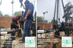 REALIZAN PRUEBAS DE AFORO EN EL POZO CHOPOS PARA OPTIMIZAR EL SUMINISTRO DE AGUA