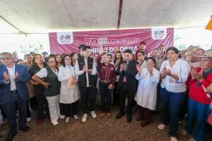 LA ALCALDESA YOSELIN MENDOZA PONE EN MARCHA HISTÓRICA OBRA PARA FACILITAR EL ACCESO AL HOSPITAL JUAN ALDAMA