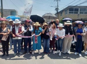 BLANCA OSORIO ENTREGA REENCARPETAMIENTO EN REAL DEL VALLE Y REFUERZA COMPROMISO CON LA MOVILIDAD EN ACOLMAN