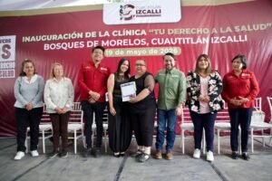 INAUGURAN SEGUNDA CLÍNICA «TU DERECHO A LA SALUD» EN CUAUTITLÁN IZCALLI