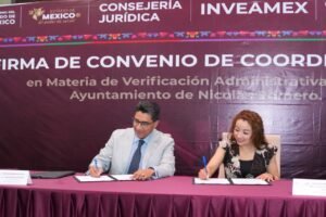 NICOLÁS ROMERO REFRENDA CERO TOLERANCIA A LA CORRUPCIÓN AL FIRMAR CONVENIO CON EL INVEAMÉX
