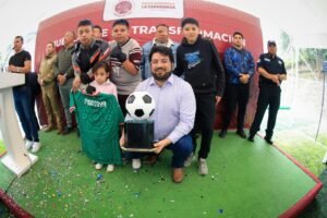 ISAAC MONTOYA TRANSFORMA ESPACIO ABANDONADO EN OASIS DEPORTIVO PARA LAS HUERTAS TERCERA SECCIÓN