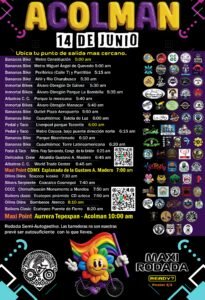 LA MAXIRODADA 11 LLEGARÁ A ACOLMAN PARA PROMOVER LA MOVILIDAD SUSTENTABLE Y LA INCLUSIÓN