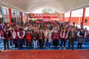YOSELIN MENDOZA REFRENDA COMPROMISO CON LA INFRAESTRUCTURA EDUCATIVA Y EL BIENESTAR EN NICOLÁS ROMERO