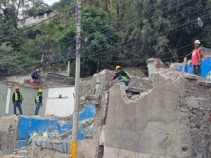 GOBIERNO DE TLALNEPANTLA MANTIENE SUPERVISIÓN RIGUROSA EN DEMOLICIONES DE LA «ZONA CERO» EN LÁZARO CÁRDENAS