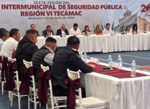 ACOLMAN COADYUVA EN LA CONSTRUCCIÓN DE UNA REGIÓN MÁS SEGURA DURANTE LA SEXTA SESIÓN DEL CONSEJO INTERMUNICIPAL DE SEGURIDAD PÚBLICA