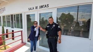 BLANCA OSORIO DIGNIFICA LA LABOR POLICIAL EN ACOLMAN CON LA ENTREGA DE UN NUEVO SALÓN DE USOS MÚLTIPLES