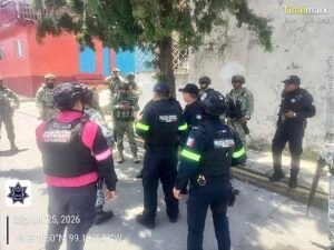 REFUERZAN VIGILANCIA CON OPERATIVO INTERINSTITUCIONAL EN LA QUEBRADA, CUAUTITLÁN IZCALLI