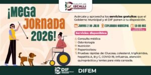 CUAUTITLÁN IZCALLI SERÁ SEDE DE LA MEGA JORNADA DE SALUD Y SERVICIOS DIF 2026