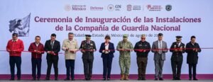 INAUGURA GOBERNADORA DELFINA GÓMEZ INSTALACIONES DE LA GUARDIA NACIONAL EN XALATLACO