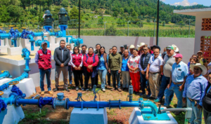 AVANZA OBRA DE AGUA POTABLE EN DONATO GUERRA