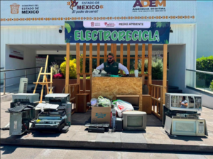 AVANZA ESTRATEGIA AMBIENTAL: RECOLECTAN MÁS DE 15 TONELADAS DE RESIDUOS ELECTRÓNICOS EN EDOMEX