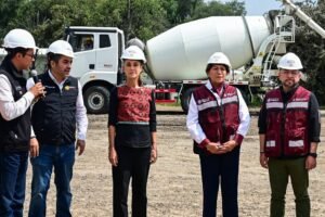 SHEINBAUM Y DELFINA GÓMEZ SUPERVISAN PLANTA POTABILIZADORA DEL LAGO DE GUADALUPE CON INVERSIÓN DE 5,530 MDP