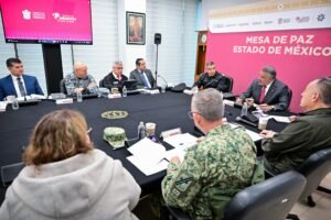 GOBIERNO DEL EDOMÉX Y DEFENSA REFUERZAN ESTRATEGIA DE SEGURIDAD EN MESA DE PAZ
