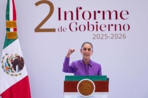DELFINA GÓMEZ ACOMPAÑA A CLAUDIA SHEINBAUM EN SU SEGUNDO INFORME; DESTACAN AVANCES DEL PLAN INTEGRAL ORIENTE Y OBRAS DE MOVILIDAD EN EL EDOMÉX