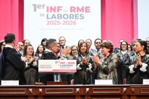 GOBERNADORA DELFINA GOMÉZ RECONOCE TRANSFORMACIÓN DEL PODER JUDICIAL