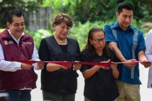 GOBERNADORA DELFINA GÓMEZ CUMPLE SU PALABRA Y ENTREGA EL PUENTE IXTAPANTONGO EN EL SUR DEL EDOMÉX