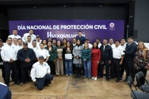 RECONOCE HUIXQUILUCAN A BRIGADAS DE PROTECCIÓN CIVIL POR SU HEROICA LABOR EN FAVOR DE LA SEGURIDAD Y PREVENCIÓN