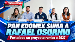 ACCIÓN NACIONAL BUSCA SUMAR LIDERAZGOS EN EL EDOMÉX RUMBO A 2027: ENRIQUE VARGAS