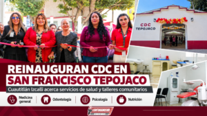 CUAUTITLÁN IZCALLI REINAUGURA CENTRO DE DESARROLLO COMUNITARIO EN SAN FRANCISCO TEPOJACO