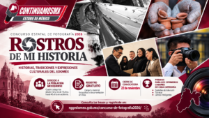 CONVOCAN A FOTÓGRAFOS MEXIQUENSES AL CONCURSO “ROSTROS DE MI HISTORIA”; CIERRA REGISTRO EL 22 DE NOVIEMBRE