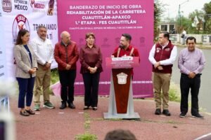 CUAUTITLÁN IZCALLI SE VUELCA CON DELFINA GÓMEZ; 45 MIL LLENAN EL ESTADIO HUGO SÁNCHEZ