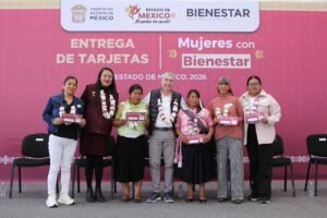 ENTREGAN CERCA DE MIL TARJETAS DE “MUJERES CON BIENESTAR” EN TRES MUNICIPIOS