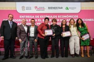 DELFINA GÓMEZ ENTREGA MÁS DE 11 MILLONES DE PESOS A 47 INSTITUCIONES DE ASISTENCIA PRIVADA DEL EDOMÉX