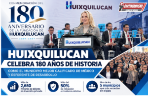 HUIXQUILUCAN CONMEMORA 180 AÑOS DE HISTORIA CON ÉNFASIS EN SEGURIDAD, DESARROLLO Y CONTINUIDAD