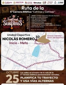 NICOLÁS ROMERO ARRANCA EL FESTIVAL DE LOS SUSPIROS CON TRADICIONES, CULTURA Y CARRERA ATLÉTICA