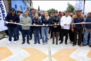 ENTREGA HUIXQUILUCAN REPAVIMENTACIÓN DE CALLE Y SUPERVISA SERVICIOS PÚBLICOS EN MAGDALENA CHICHICASPA